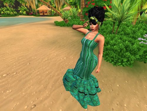 African Curls Head Wrap II