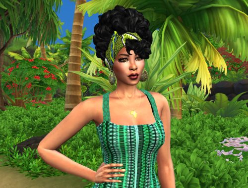 African Curls Head Wrap II