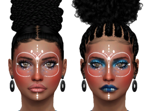 African face-paint 3 (Blush)