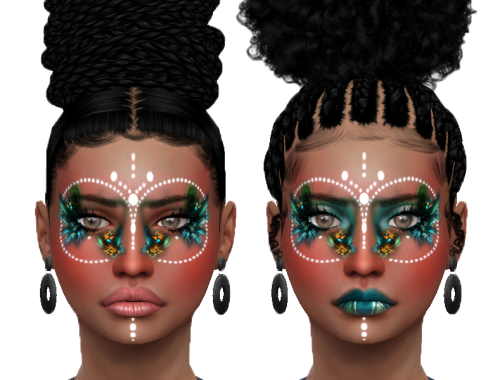 African face-paint 3 (Blush)