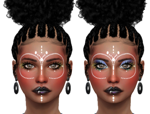 African face-paint 3 (Blush)