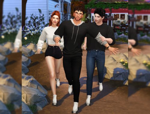 Afternoon of friends (Pose pack)