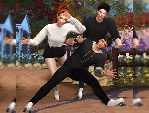 Afternoon of friends (Pose pack)