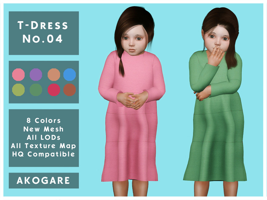 Akogare T-Dress No.04