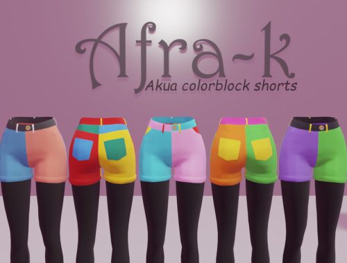 Akua colorblock shorts
