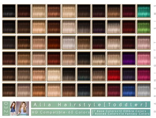 Alia Hairstyle [Toddler]