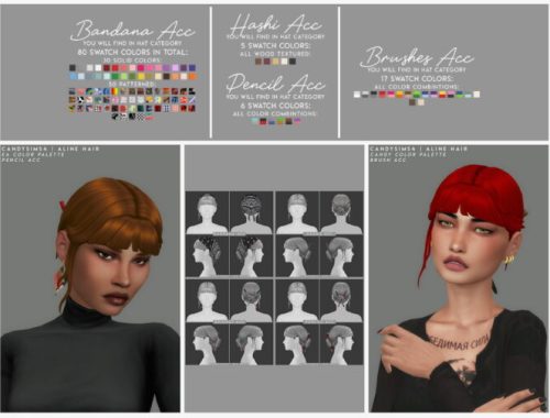 Aline hair + acc