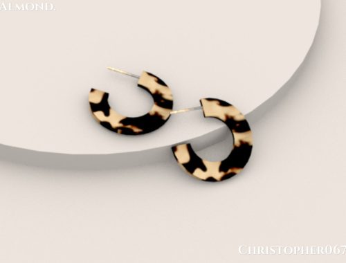 Almond Earrings / Christopher067