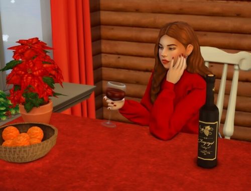 Alone on Christmas Pose Pack at Katverse