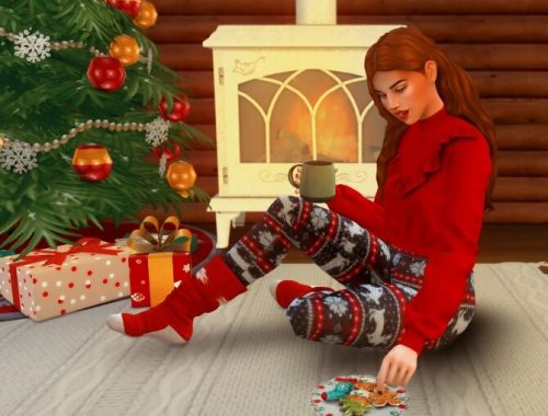 Alone on Christmas Pose Pack at Katverse