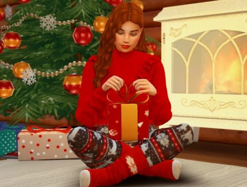 Alone on Christmas Pose Pack at Katverse