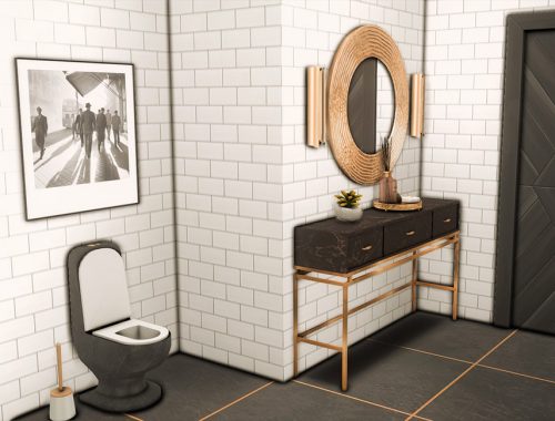 Amber Bathroom (TSR only CC)
