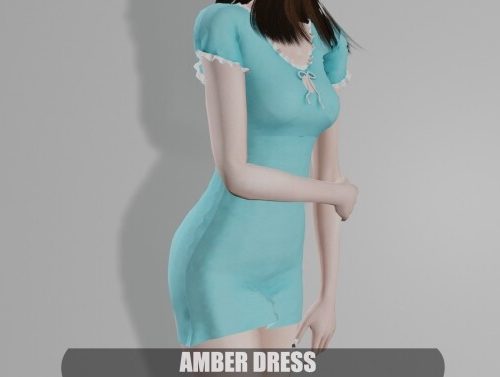 Amber Dress at Clarity Sims