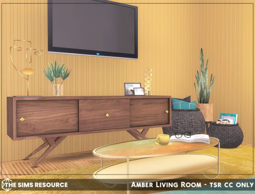 Amber Living Room - TSR CC Only