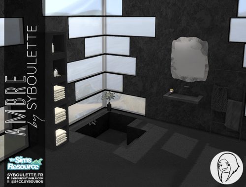 Ambre bathroom set