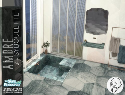 Ambre bathroom set