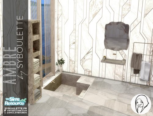 Ambre bathroom set