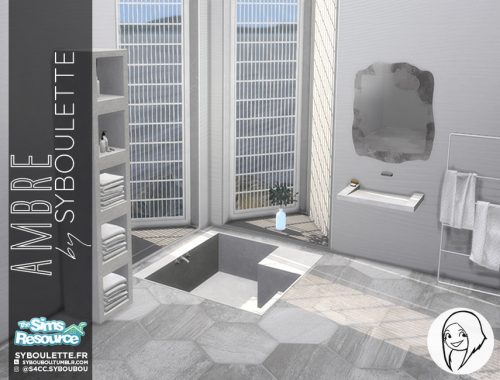 Ambre bathroom set