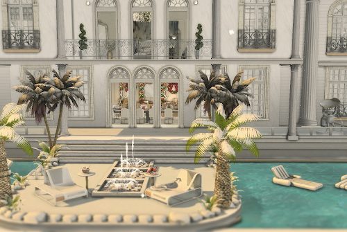 American Mansion for Christmas at Lily Sims