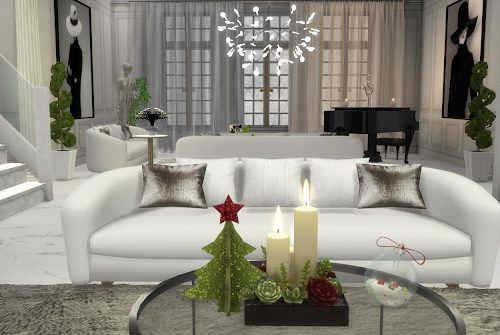 American Mansion for Christmas at Lily Sims