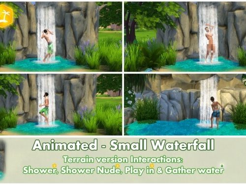 Animated Small Waterfall by Bakie