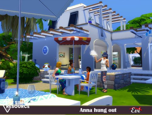 Anna hung out