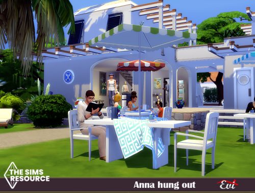 Anna hung out