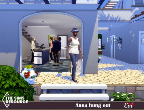 Anna hung out