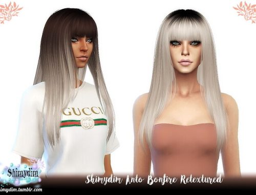 Anto Aphrodite + Bonfire + Galaxy – Hair Retextures at Shimydim Sims