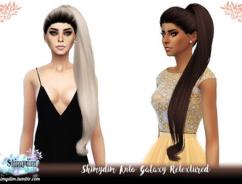 Anto Aphrodite + Bonfire + Galaxy – Hair Retextures at Shimydim Sims