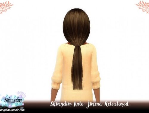 Anto Jimena Hair Retexture + Child at Shimydim Sims