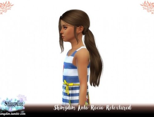 Anto Rocio Hair Retexture at Shimydim Sims