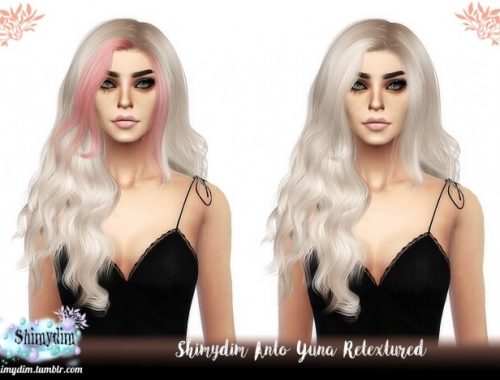 Anto Yuna Hair Retexture at Shimydim Sims
