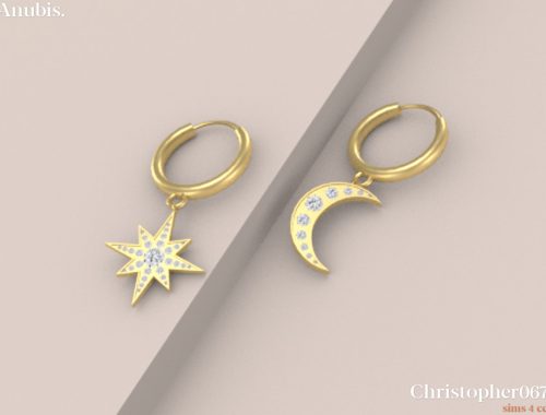 Anubis Earrings