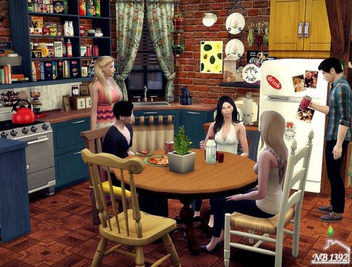 Apartment M&R – Kitchen – “Friends”