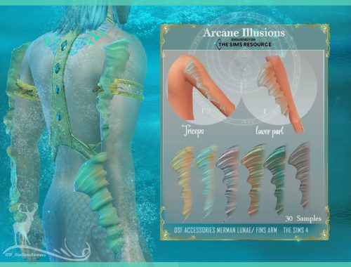 Arcane Illusions _Accessories Merman Lunae_FINS