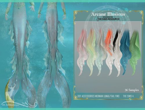 Arcane Illusions _Accessories Merman Lunae_FINS