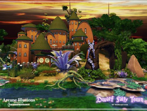 Arcane Illusions Dwarf Fairy Town
