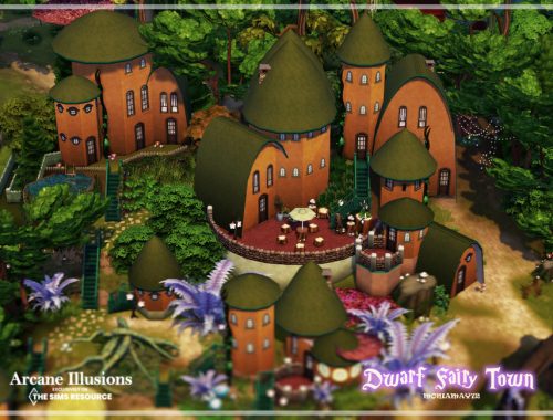 Arcane Illusions Dwarf Fairy Town