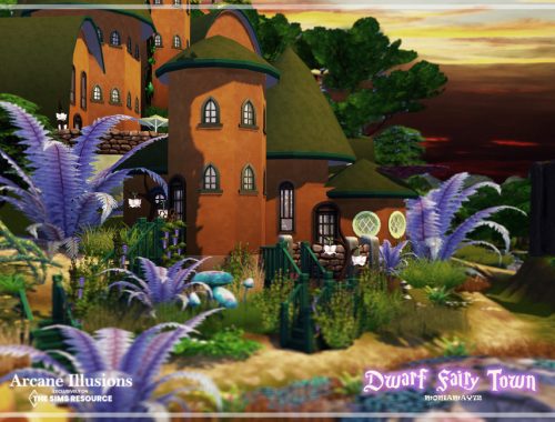Arcane Illusions Dwarf Fairy Town