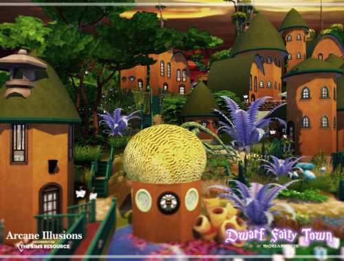 Arcane Illusions Dwarf Fairy Town
