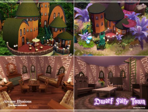Arcane Illusions Dwarf Fairy Town