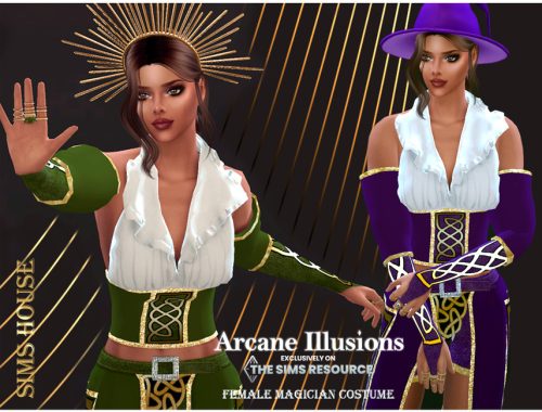Arcane Illusions Female magician costume bottom