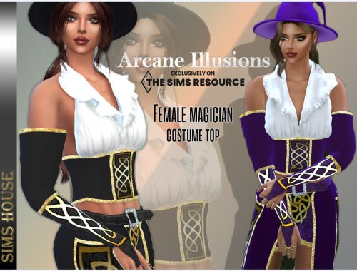 Arcane Illusions Female magician costume bottom