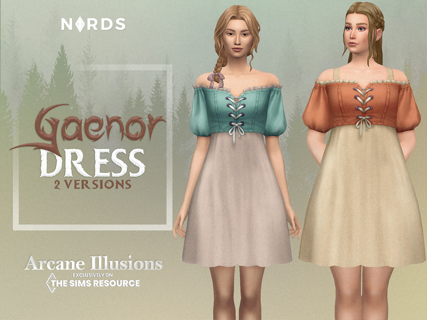 Arcane Illusions Gaenor Dress The Sims 4 Catalog
