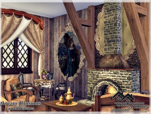 Arcane Illusions - Marion - Bedroom - CC only TSR