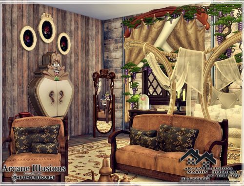 Arcane Illusions - Marion - Bedroom - CC only TSR