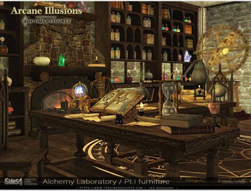 ArcaneIllusions AlchemyLaboratory Pt.I furnuture