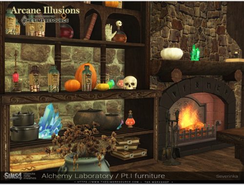 ArcaneIllusions AlchemyLaboratory Pt.I furnuture
