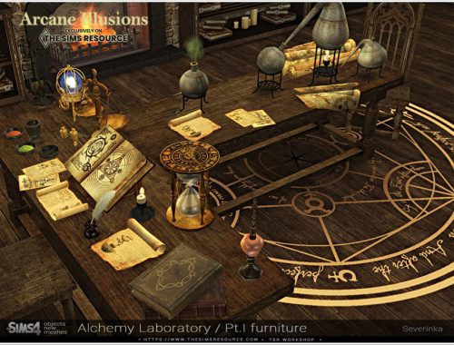 ArcaneIllusions AlchemyLaboratory Pt.I furnuture